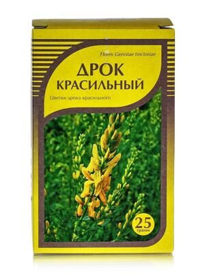 Дрок красильный цветки, 25г