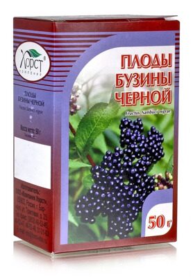 Бузина черная плоды, 50г