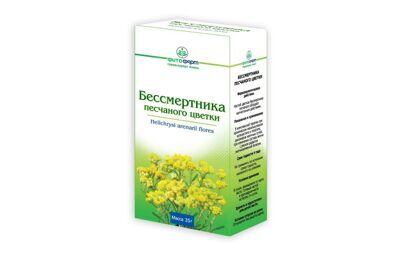 Бессмертник песчаный цветки, пачка 35г